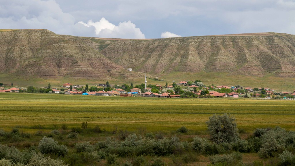 The village of Kuzakoy along the road from Safranbolu.